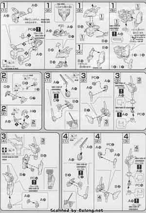 HG GNW-002 Gundam Throne Zwei Construction Manual and Color Guide
