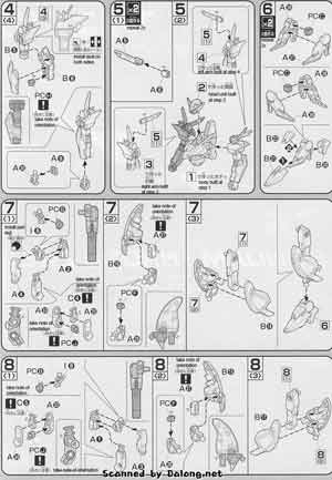 HG GNW-002 Gundam Throne Zwei Construction Manual and Color Guide