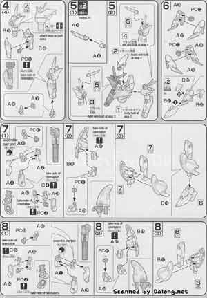 HG GNW-003 Gundam Throne Drei Construction Manual and Color Guide