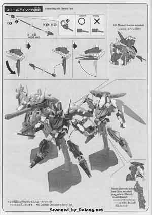 HG GNW-003 Gundam Throne Drei Construction Manual and Color Guide