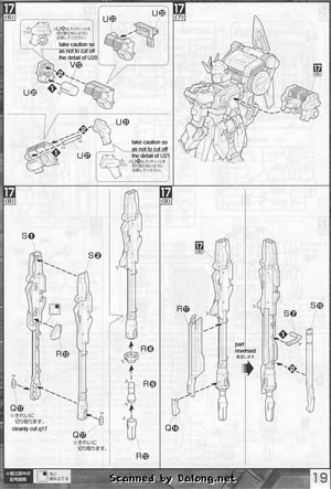Master Grade GAT-105 Launcher/Sword Strike Gundam Construction Manual and Color Guide