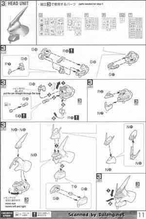 MG MSN-04S Sazabi Metallic Coating Ver Construction Manual and Color Guide