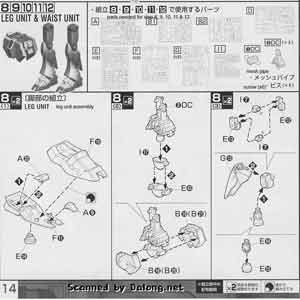 Bandai Master Grade RX-93 Nu Gundam Metallic Coating Version English Translated Construction Manual and Color Guide