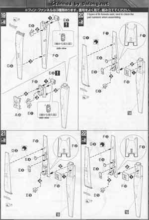 Bandai Master Grade RX-93 Nu Gundam Metallic Coating Version English Translated Construction Manual and Color Guide