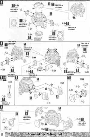 MG RB-79 Ball Shark Mouth English Construction Manual