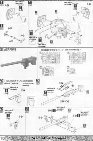 MG RB-79 Ball Shark Mouth English Construction Manual