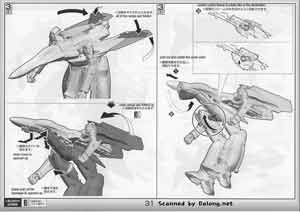 Bandai 1/72 VF-25F Super Messiah Valkyrie Alto Custom English Construction Manual