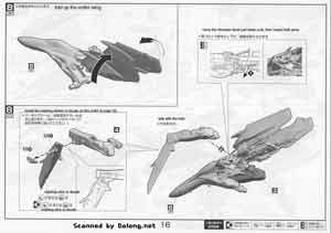 Bandai 1/72 RVF-25 Messiah Valkyrie Luca Angeloni Custom English Construction Manual