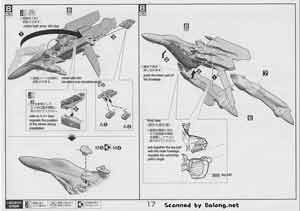 Bandai 1/72 RVF-25 Messiah Valkyrie Luca Angeloni Custom English Construction Manual