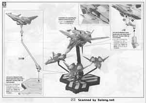 Bandai 1/72 RVF-25 Messiah Valkyrie Luca Angeloni Custom English Construction Manual
