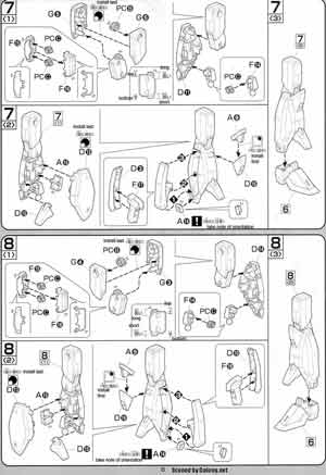 Bandai 1/100 ZGMF-X666S Legend Gundam English Construction Manual and Color Guide