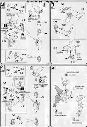 Bandai 1/100 LN-GAT-X207 Nebula Blitz Gundam English Construction Manual