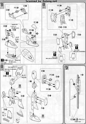 Bandai 1/100 LN-GAT-X207 Nebula Blitz Gundam English Construction Manual