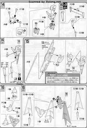 Bandai 1/100 LN-GAT-X207 Nebula Blitz Gundam English Construction Manual