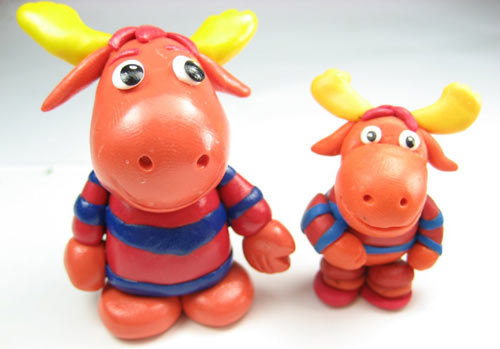 backyardigans Polymer Clay Figure
