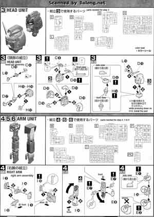 Bandai Master Grade MG FA-78-1 Full Armor Gundam English Construction Manual and Color Guide