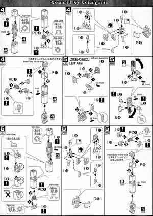 Bandai Master Grade MG FA-78-1 Full Armor Gundam English Construction Manual and Color Guide