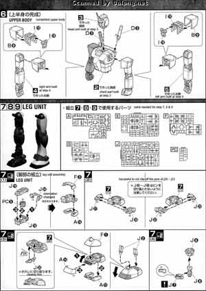 Bandai Master Grade MG FA-78-1 Full Armor Gundam English Construction Manual and Color Guide