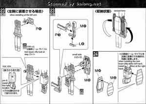 Bandai Master Grade MG FA-78-1 Full Armor Gundam English Construction Manual and Color Guide