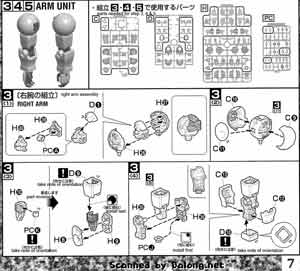 Bandai Master Grade MG YMS-15 Gyan English Construction Manual and Color Guide