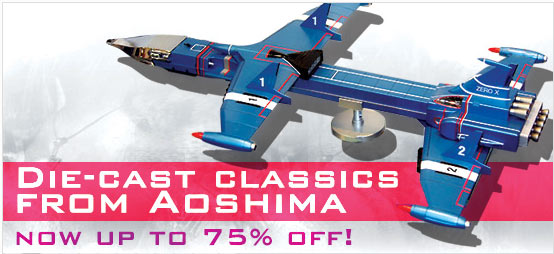 Aoshima Diecast Sale at HobbyLink Japan