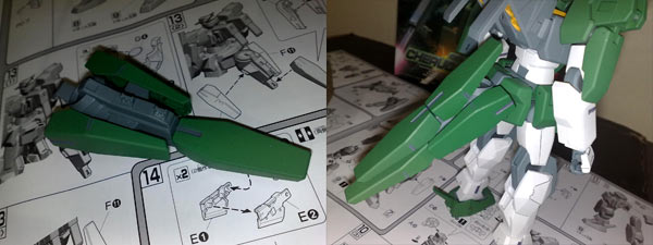1/100 GN-006 Cherudim Gundam Assembly Part VIII