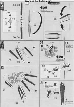 Bandai 1/144 High Grade HG RX-93-V2 Hi-V Gundam GPB Color Construction Manual and Color Guide