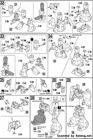 1/144 High Grade HG RX-78GP02A Gundam GP02A (Type-MLRS) English Color Guide and Manual