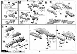 1/72 VF-25F Tornado Messiah Valkyrie English Construction Manual