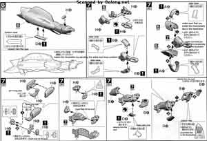 1/72 VF-25F Tornado Messiah Valkyrie English Construction Manual