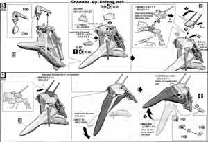 1/72 VF-25F Tornado Messiah Valkyrie English Construction Manual