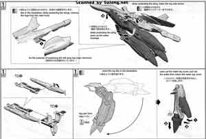 1/72 VF-25F Tornado Messiah Valkyrie English Construction Manual