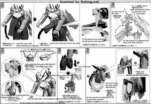 1/72 VF-25F Tornado Messiah Valkyrie English Construction Manual