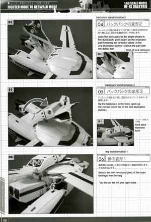 Yamato 1/60 VF-1S Valkyrie of Hikaru Ichijo from DYRL English Translated Manual