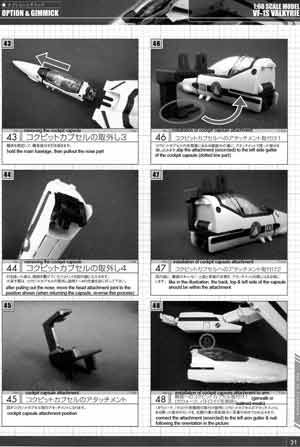 Yamato 1/60 VF-1S Valkyrie of Hikaru Ichijo from DYRL English Translated Manual
