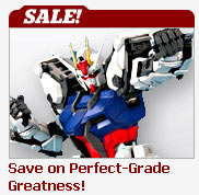 Sale on Perfect Grade kits at HobbyLink Japan