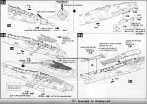 1/500 Space Battleship Yamato Color Guide and Manual