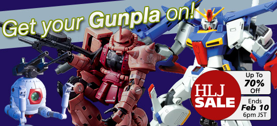 Gunpla Sale at HobbyLink Japan