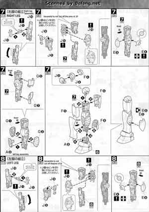 Bandai Master Grade MG RGM-79 GM v2.0 English Manual and Color Guide