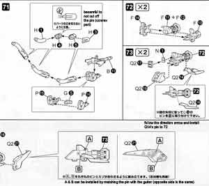Kotobukiya 1/72 RZ-041 Liger Zero English Color Guide & Manual