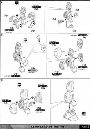 1/20 Armored Trooper Votoms ATM-09-ST Scopedog English Color Guide & Manual