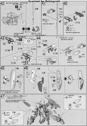 HG GPB-X80-30F Beginning 30 Gundam Color Guide & Manual