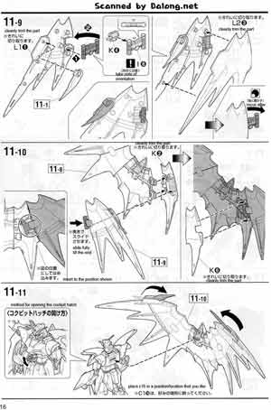 MG XXXG-01D2 Gundam Deathscythe Hell (Endless Waltz) English Color Guide & Manual