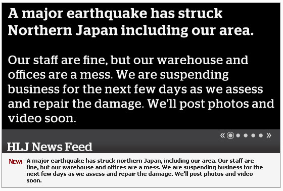 Major Earthquake Rocks Japan