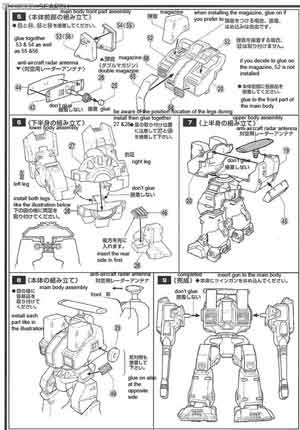 1/72 ADR-04-MKX Destroid Defender Color Guide & Manual