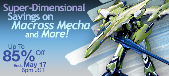 Sale on Macross Toys at HLJ