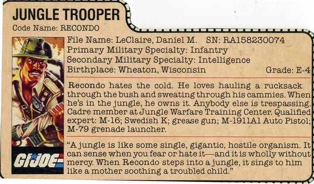 GI Joe Recondo Figure