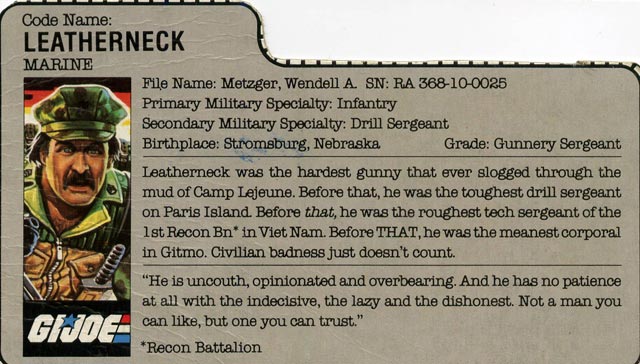 GI Joe Leatherneck Figure