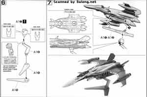 1/100 YF-29 Durandal Valkyrie Alto Custom Color Guide & Manual