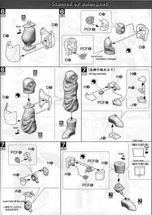 1/8 MG Figurerise Son Gokou Color Guide & Manual